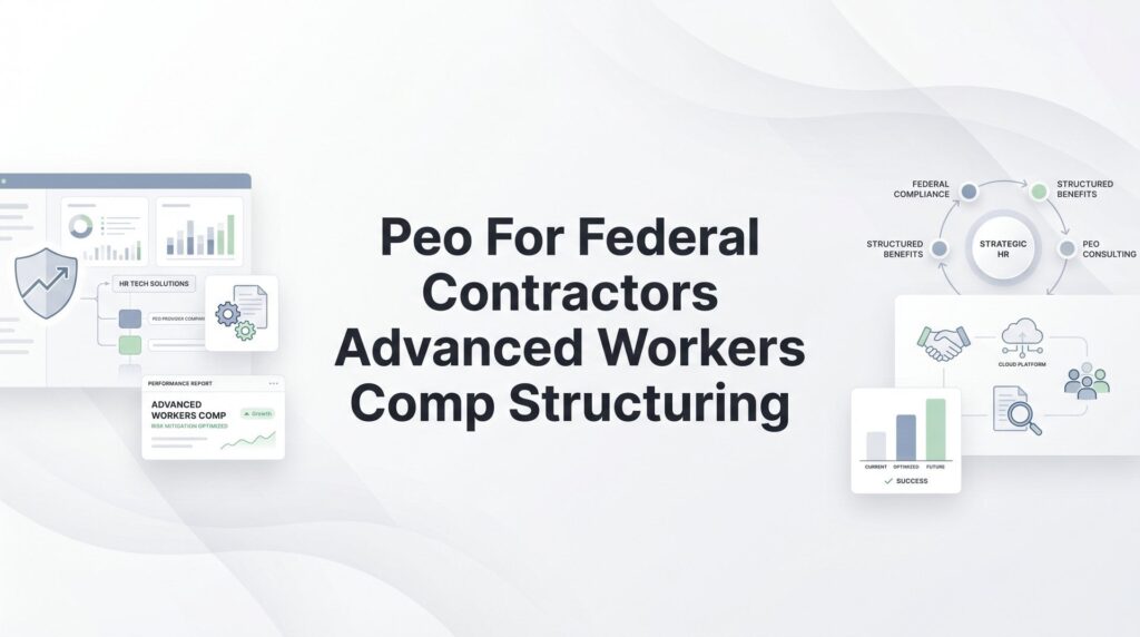 How to Structure Workers’ Comp Through a PEO as a Federal Contractor