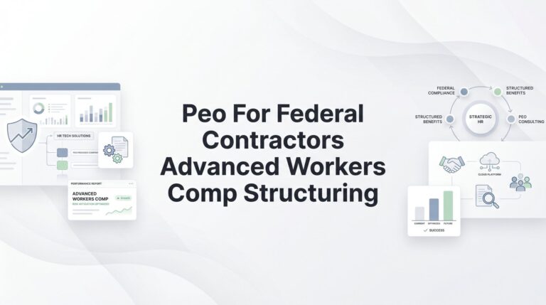How to Structure Workers’ Comp Through a PEO as a Federal Contractor