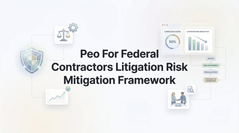 PEO for Federal Contractors: A Litigation Risk Mitigation Framework