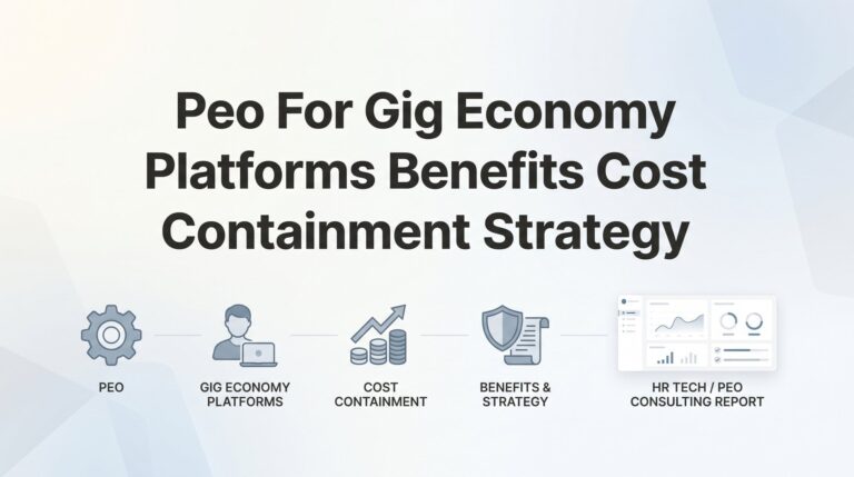 8 Best PEO Providers for Gig Economy Platforms: Benefits & Cost Containment in 2026