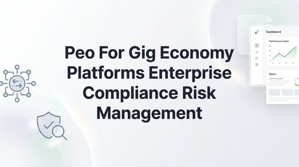 8 Best PEO Solutions for Gig Economy Platforms Managing Enterprise Compliance Risk in 2026
