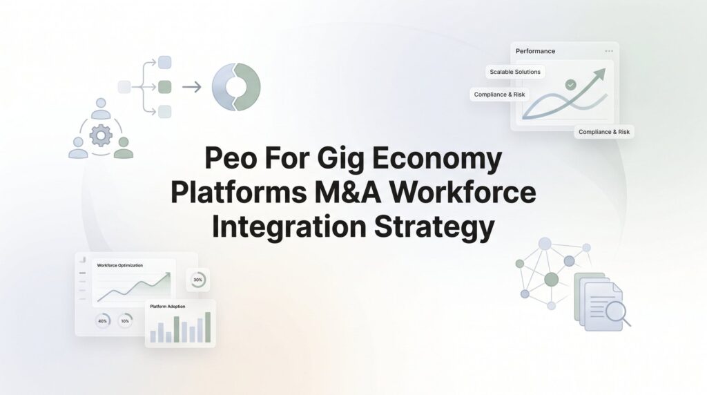 How to Use a PEO for Workforce Integration After Acquiring a Gig Economy Platform