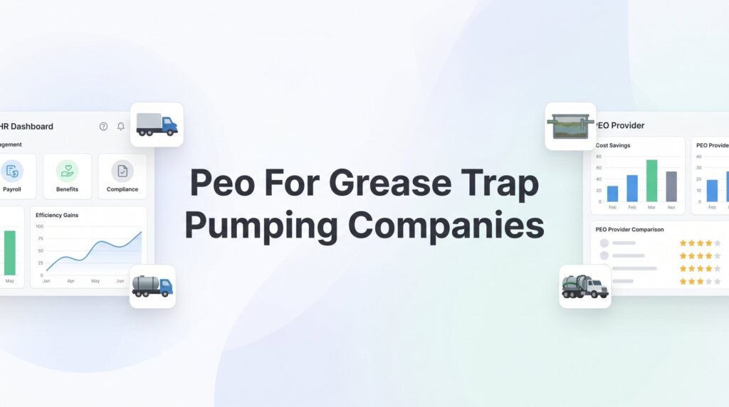 8 Best PEOs for Grease Trap Pumping Companies in 2026