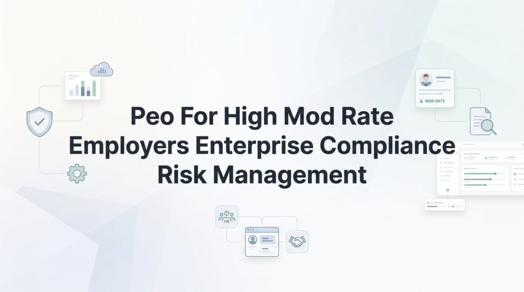 PEO for High Mod Rate Employers: Managing Enterprise Compliance and Workers’ Comp Risk