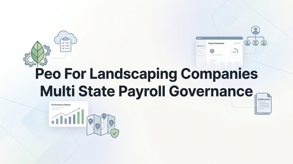 PEO for Landscaping Companies: Managing Multi-State Payroll Governance When Your Crews Cross State Lines