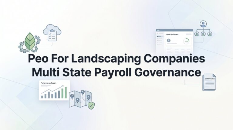 PEO for Landscaping Companies: Managing Multi-State Payroll Governance When Your Crews Cross State Lines