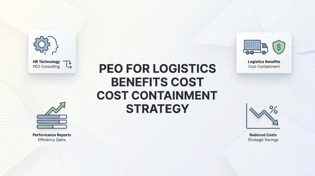 PEO Benefits Cost Containment Strategy for Logistics Companies