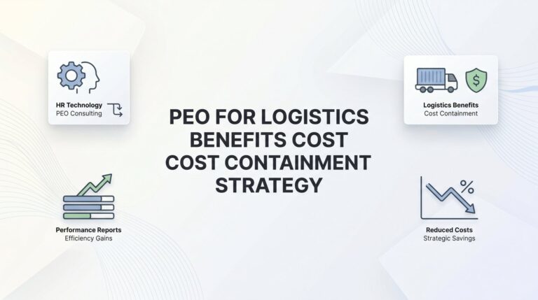 PEO Benefits Cost Containment Strategy for Logistics Companies