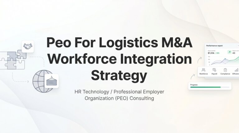 How to Use a PEO for Workforce Integration After a Logistics M&A Deal