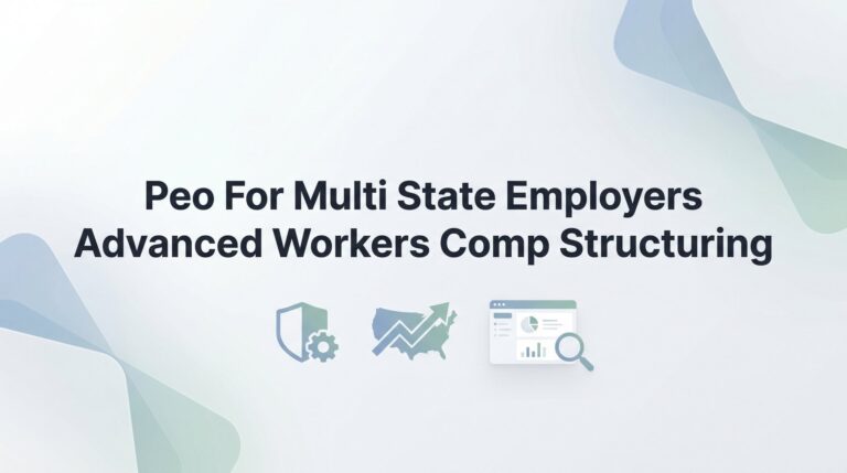 7 Advanced Workers’ Comp Structuring Strategies for Multi-State PEO Employers