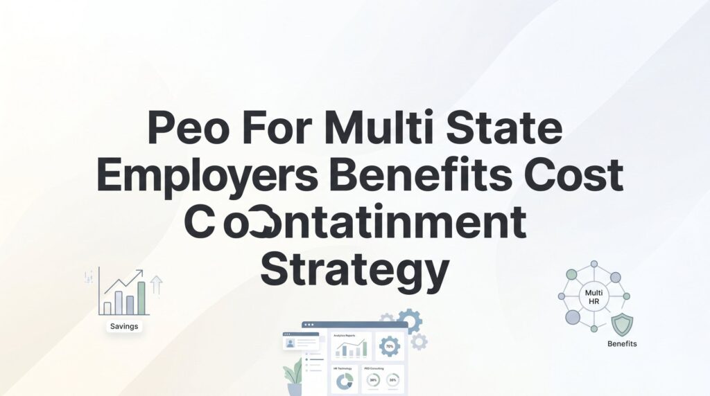7 Cost Containment Strategies Multi-State Employers Should Demand From a PEO