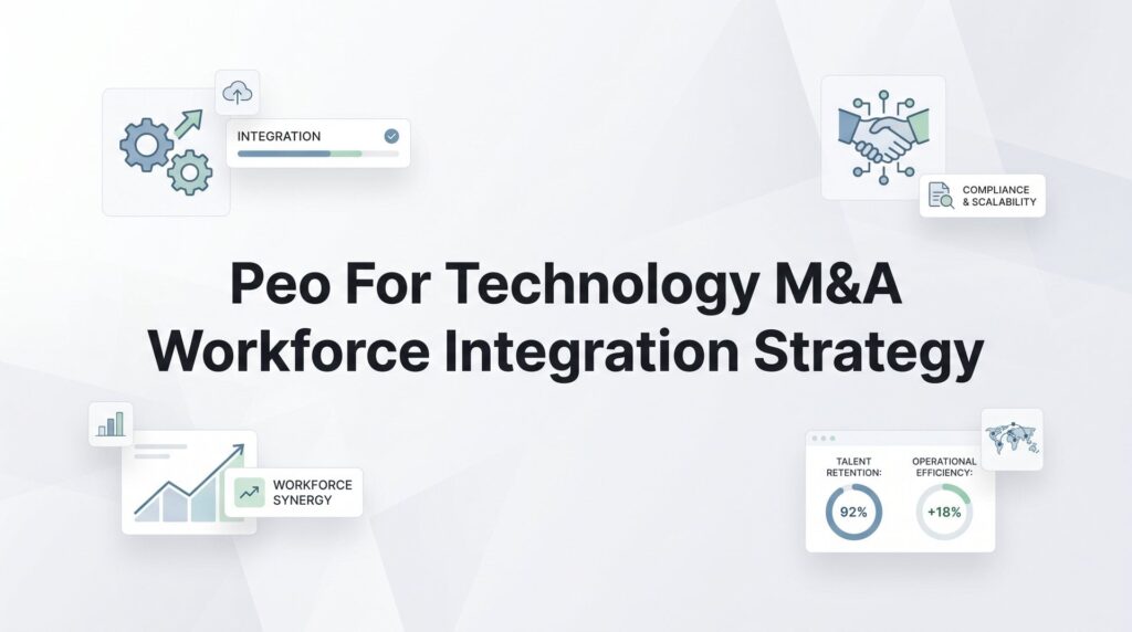 How to Use a PEO for Workforce Integration After a Technology M&A Deal