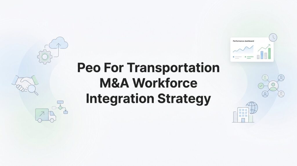 How to Build a PEO Workforce Integration Strategy for Transportation M&A Deals