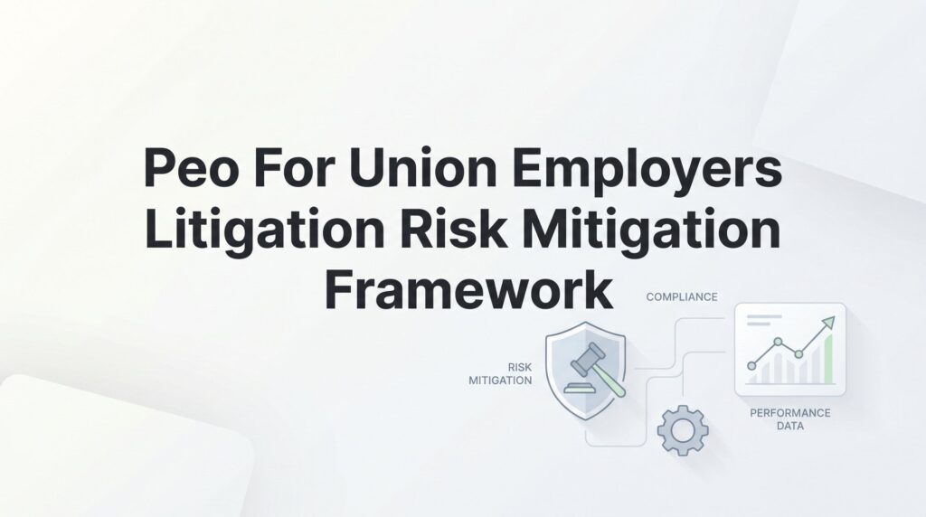 PEO for Union Employers: A Litigation Risk Mitigation Framework