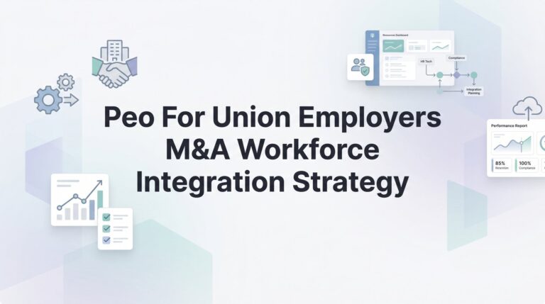 How to Use a PEO for Union Workforce Integration During M&A: A Step-by-Step Strategy