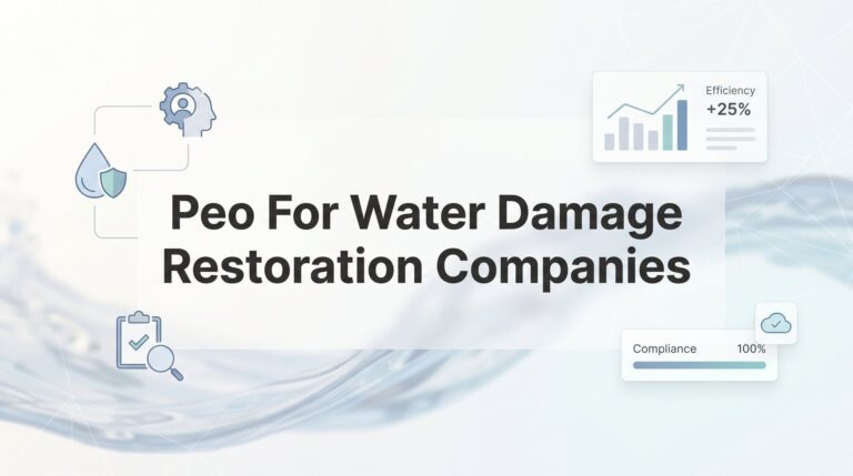 8 Best PEOs for Water Damage Restoration Companies in 2026