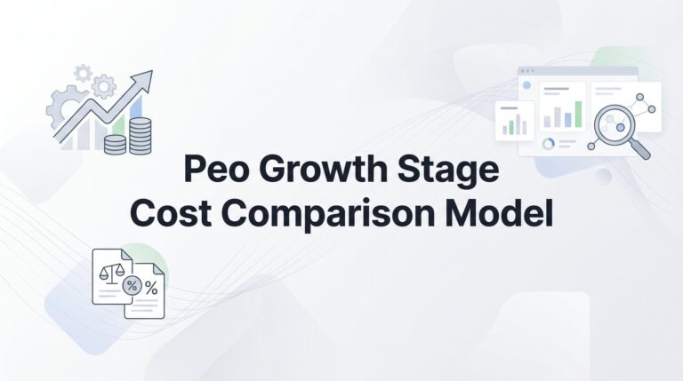 7 Strategies for Building a PEO Cost Comparison Model That Scales With Your Growth Stage