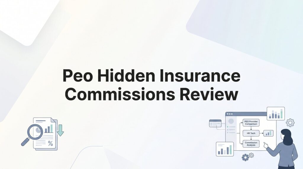 PEO Hidden Insurance Commissions: What You’re Actually Paying and How to Review It