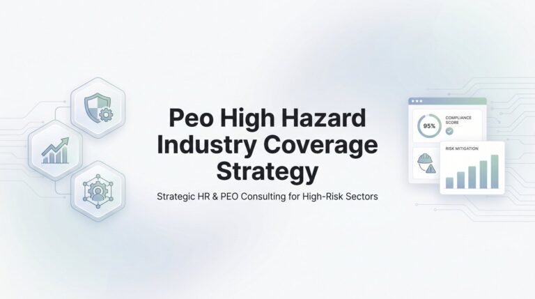 How to Build a PEO Coverage Strategy for High-Hazard Industries