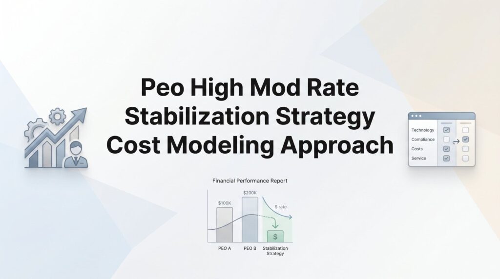 How to Build a Cost Model That Stabilizes Workers’ Comp When Your Mod Rate Is High