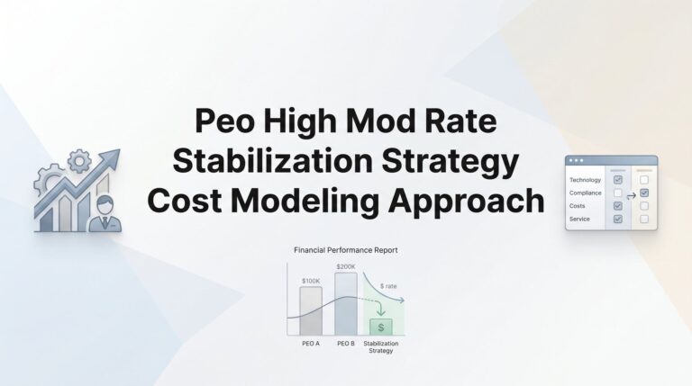 How to Build a Cost Model That Stabilizes Workers’ Comp When Your Mod Rate Is High