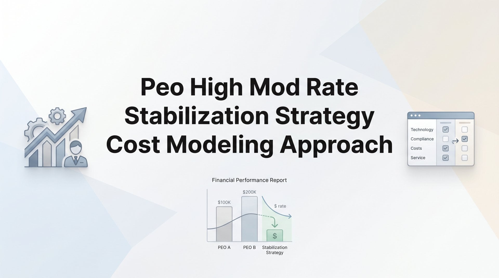 PEO High Mod Rate: Cost Modeling Stabilization Guide