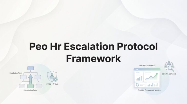 How to Build a PEO HR Escalation Protocol Framework That Actually Works