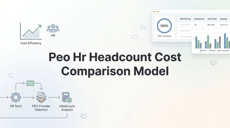 7 Ways to Build a PEO Cost Comparison Model Based on Headcount