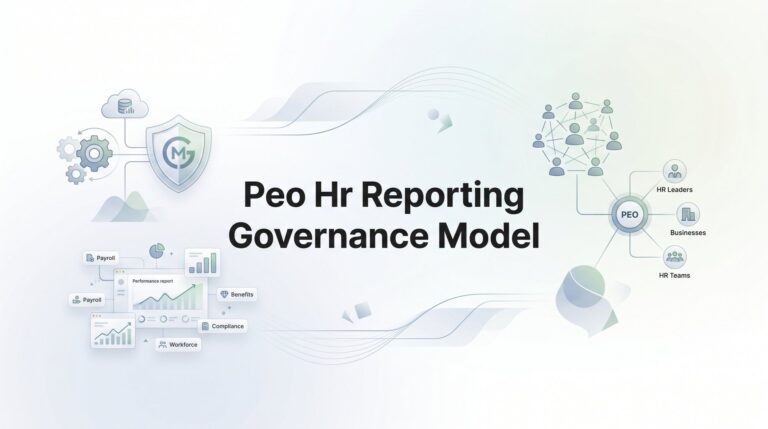 PEO HR Reporting Governance Model: Who Owns the Data, Who Owns the Risk