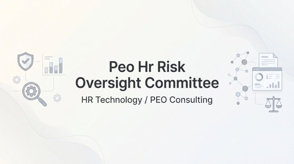PEO HR Risk Oversight Committee: What It Does and Why It Matters for Your Business