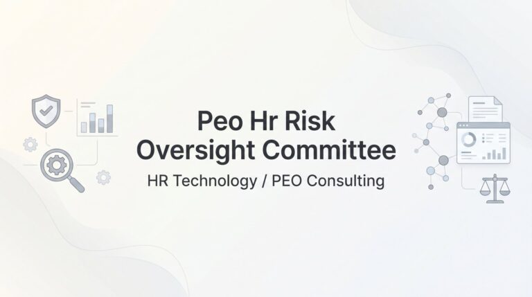 PEO HR Risk Oversight Committee: What It Does and Why It Matters for Your Business