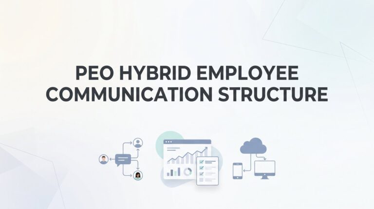 PEO Hybrid Employee Communication Structure: Who Tells Your People What (and When)