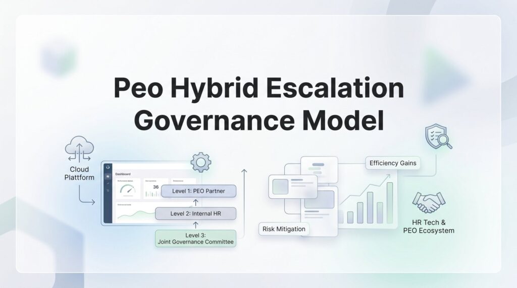 PEO Hybrid Escalation Governance Model: How to Structure Decision Authority When You Share HR With a PEO