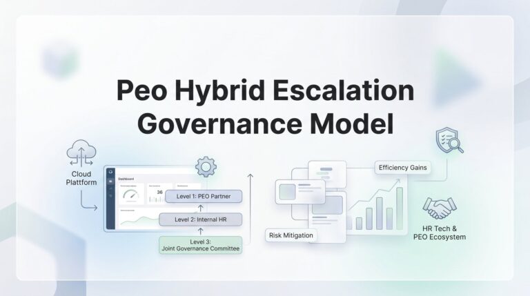 PEO Hybrid Escalation Governance Model: How to Structure Decision Authority When You Share HR With a PEO