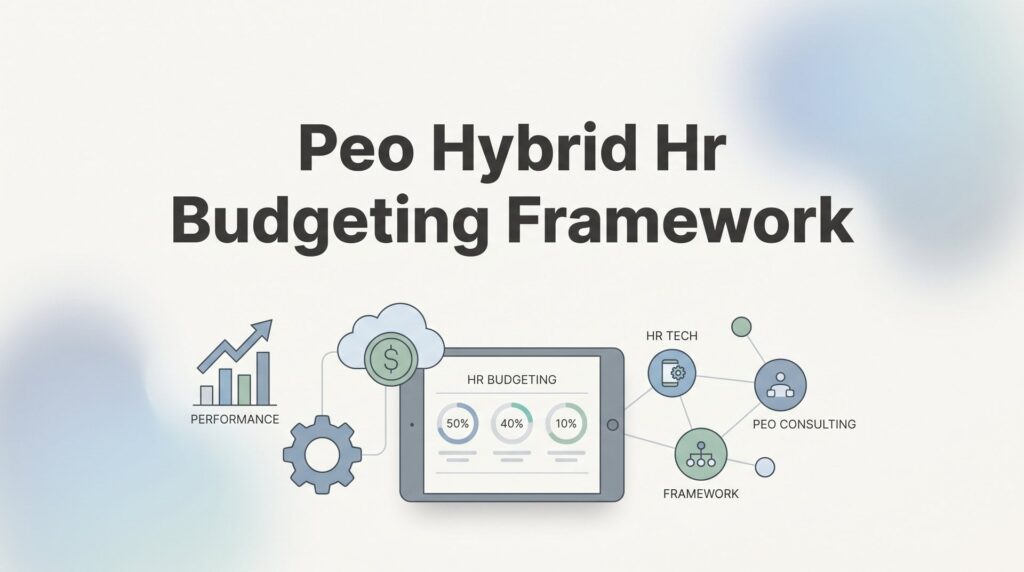 7 Practical Strategies for Building a PEO Hybrid HR Budgeting Framework