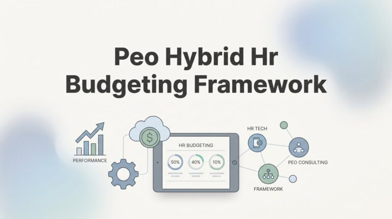 7 Practical Strategies for Building a PEO Hybrid HR Budgeting Framework