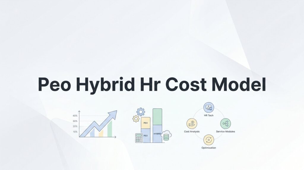 PEO Hybrid HR Cost Model: How Splitting Services Changes What You Actually Pay