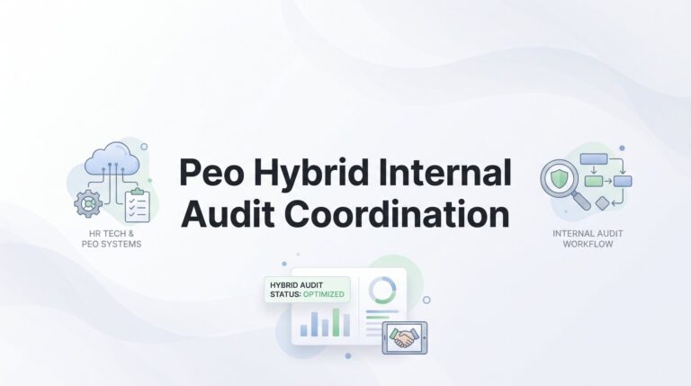 PEO Hybrid Internal Audit Coordination: How to Keep Your Books Clean When Two Entities Share the Controls