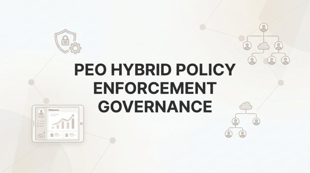PEO Hybrid Policy Enforcement Governance: Who Actually Owns the Rules When You Share HR?