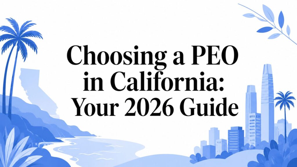 Choosing a PEO in California: Your 2026 Guide