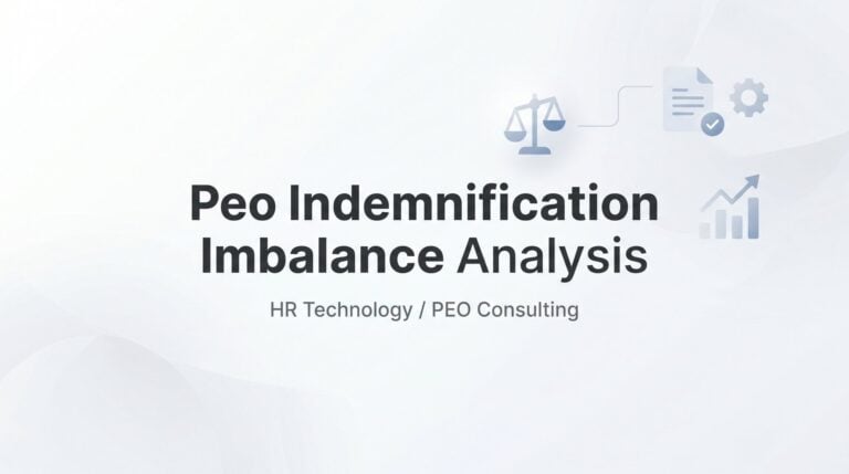 PEO Indemnification Imbalance Analysis: What Your Service Agreement Isn’t Telling You