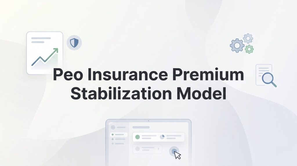 PEO Insurance Premium Stabilization Model: How Pooled Risk Actually Affects What You Pay