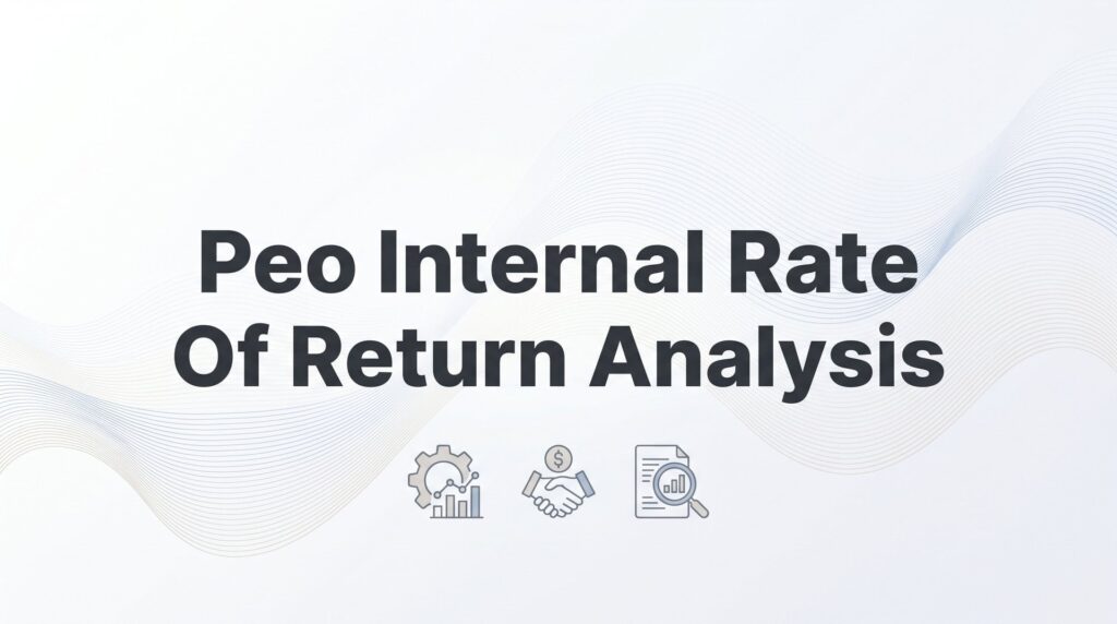 PEO Internal Rate of Return Analysis: A Practical Framework for Measuring Your Real Returns
