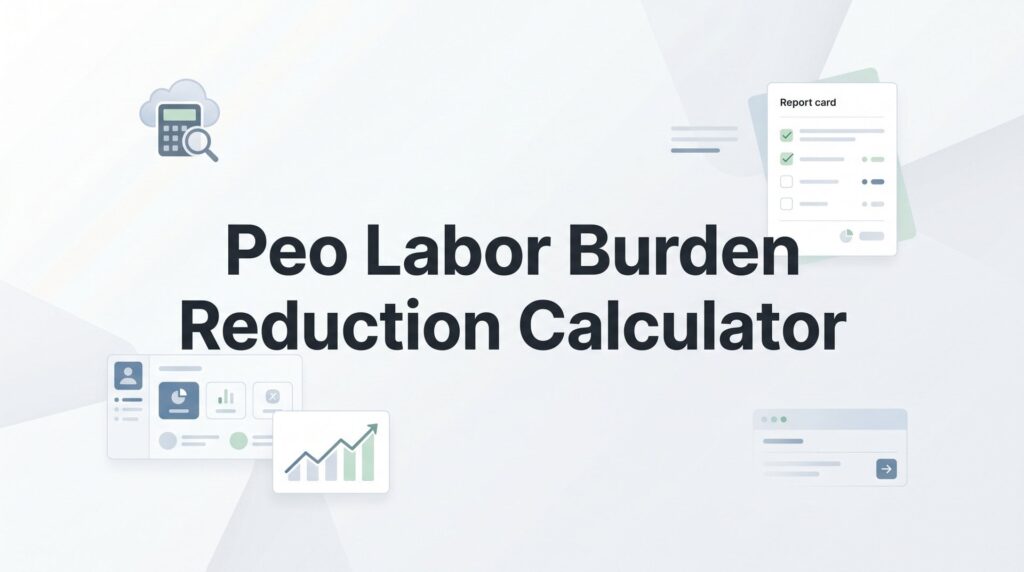 How to Calculate Your Labor Burden Reduction When Using a PEO