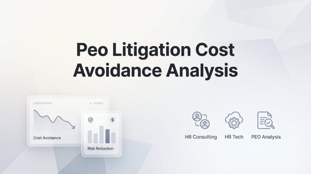 PEO Litigation Cost Avoidance Analysis: What It Actually Tells You (and What It Doesn’t)