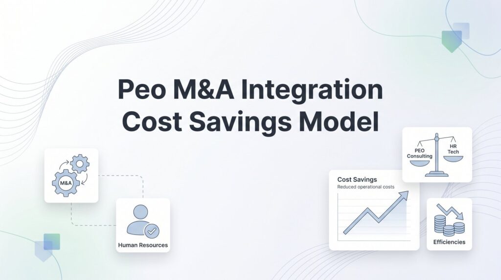 PEO M&A Integration Cost Savings Model: How to Quantify HR Consolidation Value During a Deal