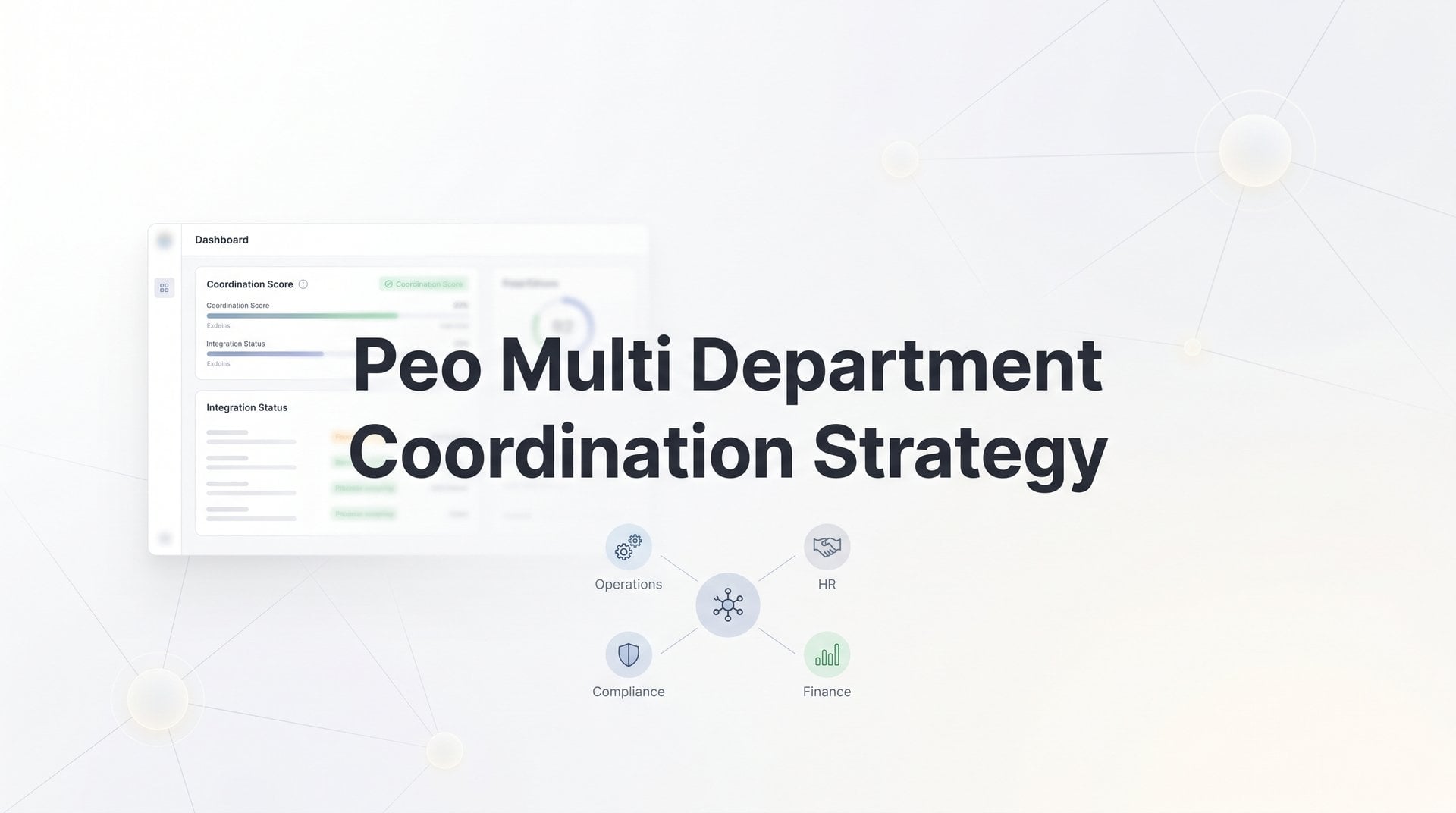 Peo Multi Department Coordination Strategy Guide 2026
