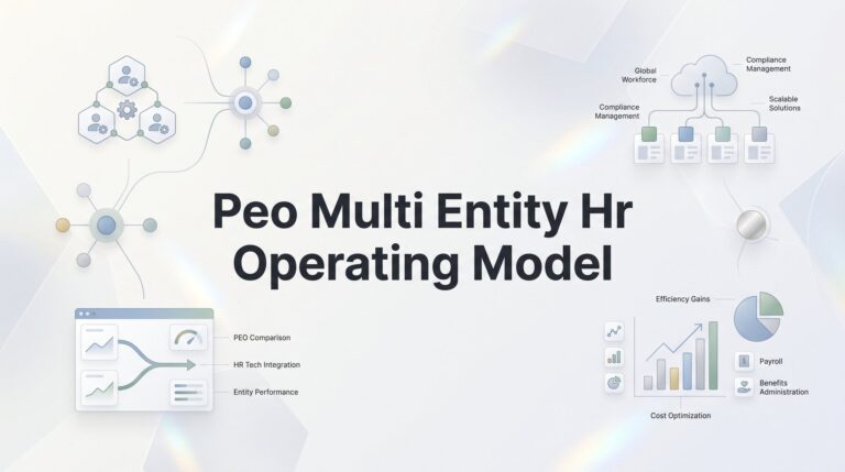 PEO Multi-Entity HR Operating Model: How It Actually Works Across Multiple Business Units