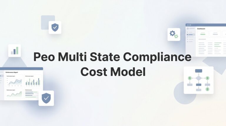 PEO Multi-State Compliance Cost Model: What You’re Actually Paying For
