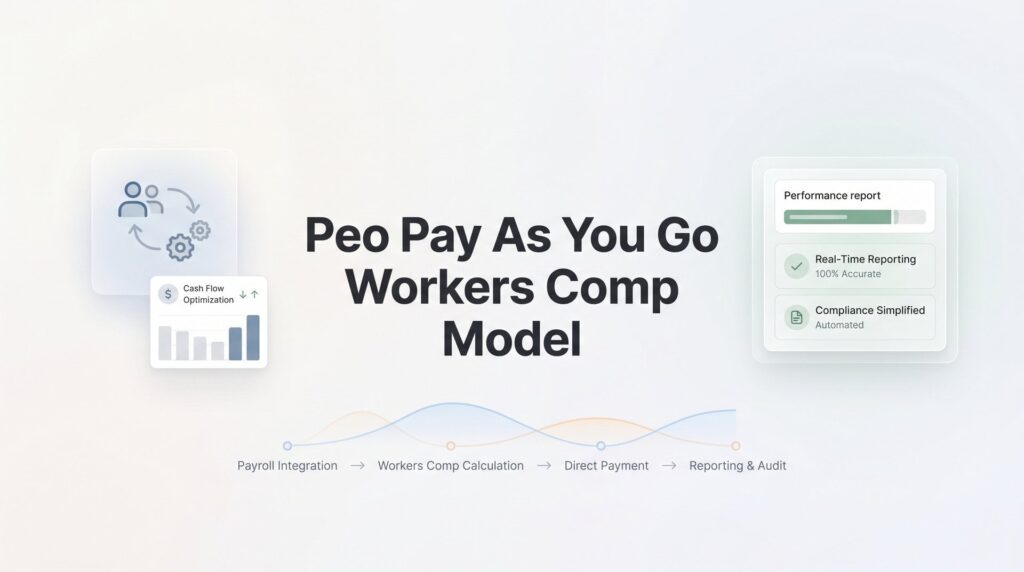 PEO Pay As You Go Workers Comp Model: How It Works and When It Makes Sense